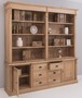 Casa Padrino Landhausstil Eichenholz Schrank Naturfarben 223 x 51 x H. 228 cm - Landhausstil Massivholz M�bel