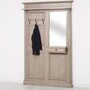 Casa Padrino Landhausstil Garderobe Grau 131 x 19 x H. 219 cm - Landhausstil Garderobenm�bel