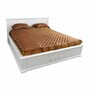 Casa Padrino Landhausstil Massivholz Doppelbett Wei� 160 x 200 cm - Schlafzimmer M�bel