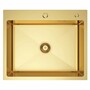 Casa Padrino Luxus Edelstahl Sp�lbecken Gold 60 x 50 x H. 21 cm - K�chen Zubeh�r