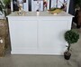 Casa Padrino Landhausstil Ladentheke Wei� 150 x 80 x H. 100 cm - Verkaufstresen mit Schubladen und F�chern