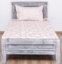 Casa Padrino Landhausstil Massivholz Bett Antik Grau 90 x 200 x H. 93 cm - Massivholz Einzelbett - Landhausstil Schlafzimmer M�bel