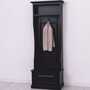 Casa Padrino Landhausstil Garderobe Schwarz 80 x H. 210 cm - Garderoben M�bel