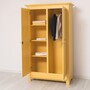 Casa Padrino Landhausstil Schlafzimmer Schrank Gelb 121 cm - Schlafzimmer M�bel