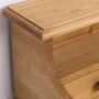Casa Padrino Landhausstil Sekret�r Naturfarben H. 103 cm - Massivholz Schreibtisch - Landhausstil M�bel