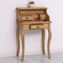 Casa Padrino Landhausstil Sekret�r Naturfarben H. 103 cm - Massivholz Schreibtisch - Landhausstil M�bel