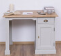 Casa Padrino Landhausstil Schreibtisch Grau / Naturfarben 110 x 70 x H. 78 cm - Massivholz Sekret�r im Landhausstil - B�ro M�bel - Massivholz M�bel - Landhausstil M�bel
