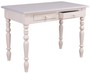 Casa Padrino Landhausstil Schreibtisch mit 2 Schubladen Creme / Grau 109 x 60 x H. 79 cm - Landhausstil B�rom�bel