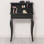 Casa Padrino Landhausstil Sekret�r Schwarz H. 103 cm - Massivholz Schreibtisch - Landhausstil M�bel