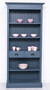 Casa Padrino Landhausstil Shabby Chic Schrank Antik Blau 91 x 39 x H. 197 cm - Landhausstil Esszimmer Schrank - Massivholz M�bel - Landhausstil Shabby Chic M�bel