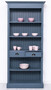 Casa Padrino Landhausstil Shabby Chic Schrank Antik Blau 91 x 39 x H. 197 cm - Landhausstil Esszimmer Schrank - Massivholz M�bel - Landhausstil Shabby Chic M�bel
