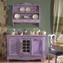 Casa Padrino Luxus Landhausstil Sideboard Antik Lila / Wei� 150 cm - Landhausstil Esszimmer M�bel - Made in Italy