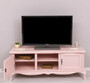 Casa Padrino Landhausstil TV Schrank Rosa 158 x 48 x H. 60 cm - Massivholz Sideboard - Landhausstil Wohnzimmer M�bel
