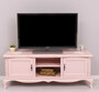 Casa Padrino Landhausstil TV Schrank Rosa 158 x 48 x H. 60 cm - Massivholz Sideboard - Landhausstil Wohnzimmer M�bel