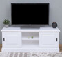 Casa Padrino Landhausstil TV Schrank Wei� 160 x 46 x H. 60 cm - Massivholz Sideboard - Landhausstil Wohnzimmer M�bel