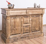 Casa Padrino Landhaus Stil Bar Theke Braun 180cm Massivholz Tresen
