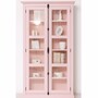 Casa Padrino Landhausstil Vitrine mit 2 Glast�ren Rosa H. 210 cm - Landhausstil M�bel