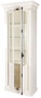 Casa Padrino Landhausstil Vitrine Wei� 95 x 45 x H. 242 cm - Vitrinenschrank mit 2 T�ren - Massivholz Schrank - Landhausstil M�bel