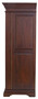 Casa Padrino Luxus Landhausstil Mahagoni Weinschrank mit 2 T�ren Dunkelbraun / Messing 92 x 70 x H. 190 cm - Mahagoni Barschrank - Massivholz Schrank im Landhausstil - Landhausstil Bar M�bel