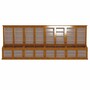 Casa Padrino Landhausstil Massivholz Barschrank Braun 600 cm - Bar M�bel