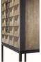 Casa Padrino Luxus Weinschrank mit 2 T�ren Braun / Dunkelbraun / Schwarz 95 x 58 x H. 168,5 cm - Barm�bel - Luxus Qualit�t