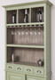 Casa Padrino Landhausstil Weinschrank Hellgr�n / Grau 103 x 36 x H. 210 cm - Barschrank im Landhausstil - Landhausstil Bar M�bel