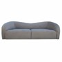 Casa Padrino Luxus 3er Wohnzimmer Sofa Grau 238 cm - Wohnzimmer Interior