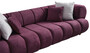 Casa Padrino Luxus 4er Sofa Lila / Gold - Modernes Wohnzimmer Sofa - Moderne Wohnzimmer M�bel - Luxus Kollektion