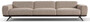 Casa Padrino Luxus Sofa Beige / Dunkelbraun 320 x 100 x H. 70 cm - Wohnzimmer Sofa - Hotel Sofa - Wohnzimmer M�bel - Hotel M�bel - Luxus M�bel - Luxus Einrichtung - Wohnzimmer Einrichtung