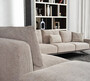 Casa Padrino Luxus Sofa Beige / Dunkelbraun 320 x 100 x H. 70 cm - Wohnzimmer Sofa - Hotel Sofa - Wohnzimmer M�bel - Hotel M�bel - Luxus M�bel - Luxus Einrichtung - Wohnzimmer Einrichtung