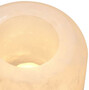 Casa Padrino Luxus Alabaster Teelichthalter  12 x H. 13 cm - Deko Accessoires - Luxus Qualit�t