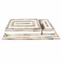 Casa Padrino Luxus Serviertablett Wei� / Bunt 60 cm - Gastronomie Accessoires
