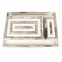 Casa Padrino Luxus Serviertablett Wei� / Bunt 60 cm - Gastronomie Accessoires