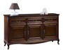 Casa Padrino Luxus Jugendstil Kommode mit 3 T�ren und 3 Schubladen Dunkelbraun 166,1 x 45,6 x H. 95 cm - Luxus Qualit�t 