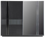 Casa Padrino Luxus Schlafzimmerschrank Grau / Schwarz / Silber 260 x 72 x H. 218 cm - Edler Massivholz Kleiderschrank mit 2 Schiebet�ren - Luxus Schlafzimmer M�bel