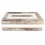 Casa Padrino Luxus Aufbewahrungsbox Bunt / Wei� / Schwarz 24,5 cm - Luxus Accessoires
