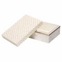 Casa Padrino Luxus Aufbewahrungsbox Creme / Vintage Messing 28,5 cm - Luxus Accessoires
