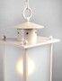Casa Padrino Luxus Au�en H�ngeleuchte Laterne Gold B. 24 x H. 50 cm - Handgefertigte Laterne aus Schmiedeeisen - Luxus Kollektion - Edel & Prunkvoll