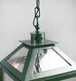Casa Padrino Luxus Au�en H�ngeleuchte Laterne Gr�n B. 32.5 x H. 52 cm - Handgefertigte Laterne aus Schmiedeeisen - Luxus Kollektion - Edel & Prunkvoll