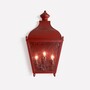Casa Padrino Luxus Au�en Laterne Bronze B. 36 x H. 63 cm - Handgefertigte Laterne aus Glas - Luxus Kollektion - Edel & Prunkvoll 