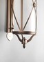 Casa Padrino Luxus Au�en Laterne Bronze T. 32 x H. 93 cm - Handgefertigte Laterne aus Schmiedeeisen - Luxus Kollektion - Edel & Prunkvoll