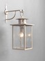 Casa Padrino Luxus Au�en Laterne Gold B. 24 x H. 64 cm - Handgefertigte Laterne aus Schmiedeeisen - Luxus Kollektion - Edel & Prunkvoll