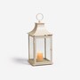 Casa Padrino Luxus Au�en Laterne Grau B. 26 x H. 60 cm - Handgefertigte Laterne aus Schmiedeeisen - Luxus Kollektion - Edel & Prunkvoll 
