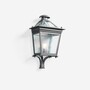 Casa Padrino Luxus Au�en Laterne Grau B. 31 x H. 58 cm - Handgefertigte Laterne aus Schmiedeeisen - Luxus Kollektion - Edel & Prunkvoll