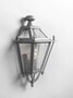 Casa Padrino Luxus Au�en Laterne Grau B. 34 x H. 67 cm - Handgefertigte Laterne aus Schmiedeeisen - Luxus Kollektion - Edel & Prunkvoll