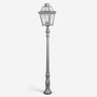 Casa Padrino Luxus Au�en Laterne Grau H. 58 cm - Handgefertigte Laterne aus Schmiedeeisen - Luxus Kollektion - Edel & Prunkvoll