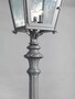 Casa Padrino Luxus Au�en Laterne Grau H. 58 cm - Handgefertigte Laterne aus Schmiedeeisen - Luxus Kollektion - Edel & Prunkvoll