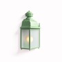 Casa Padrino Luxus Au�en Laterne Gr�n B. 30 x H. 60 cm - Handgefertigte Laterne aus Schmiedeeisen - Luxus Kollektion - Edel & Prunkvoll