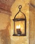Casa Padrino Luxus Au�en Laterne Rostbraun B. 28 x H. 58 cm - Handgefertigte Laterne aus Schmiedeeisen - Luxus Kollektion - Edel & Prunkvoll