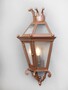 Casa Padrino Luxus Au�en Laterne Rostbraun B. 43 x H. 90 cm - Handgefertigte Laterne aus Schmiedeeisen - Luxus Kollektion - Edel & Prunkvoll